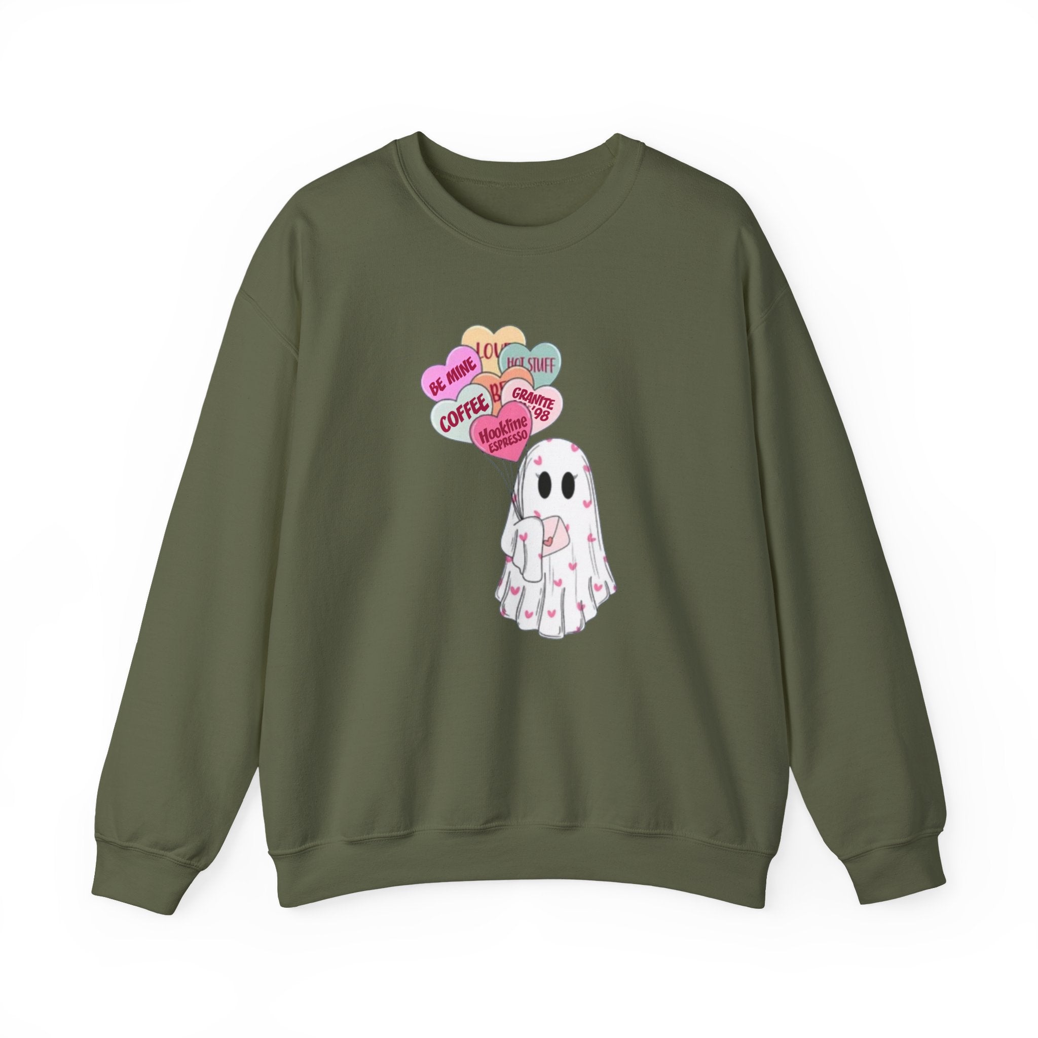 Conversation Hearts Hookline Crewneck
