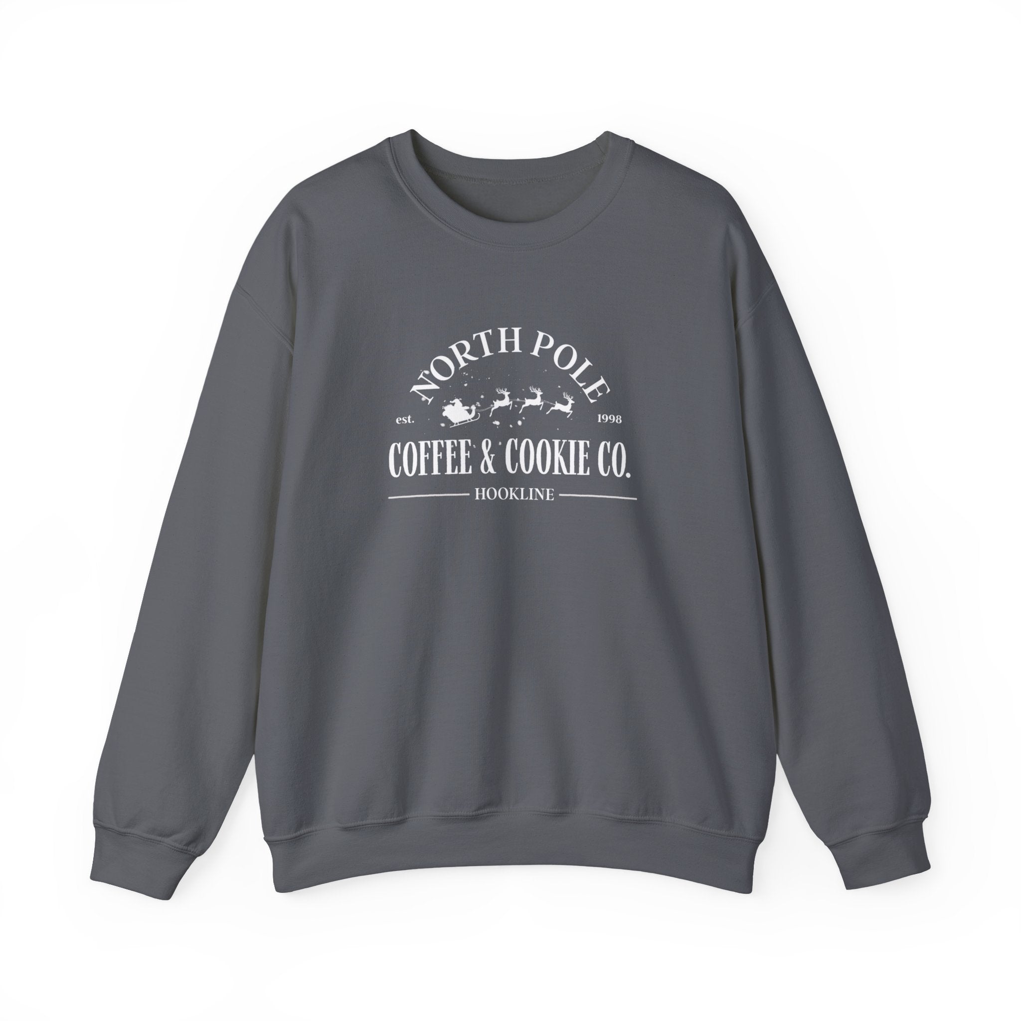 North Pole Coffee & Cookie Hookline Sweatshirt