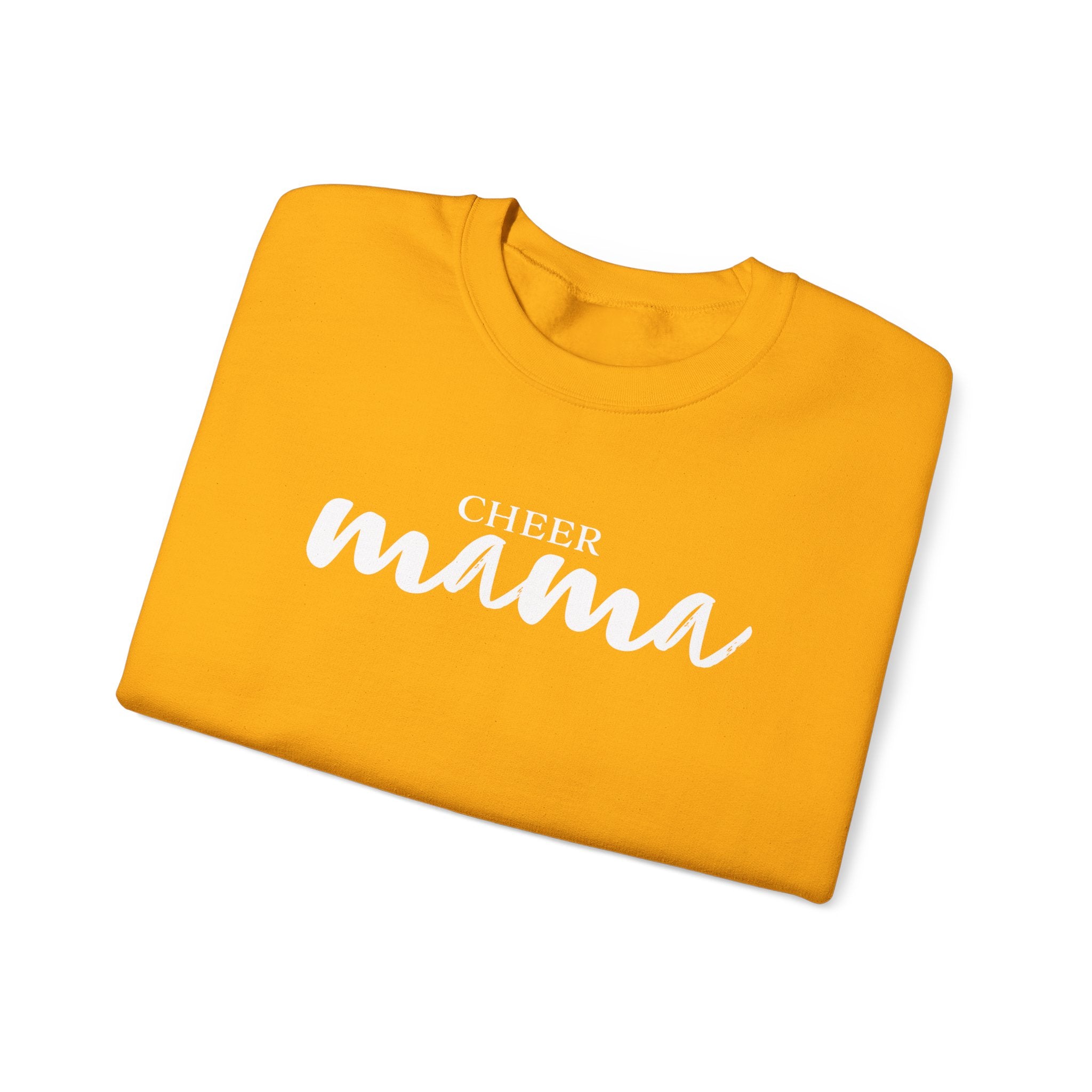 Cheer Mom Sweatshirt – Artistic Heart on Sleeve