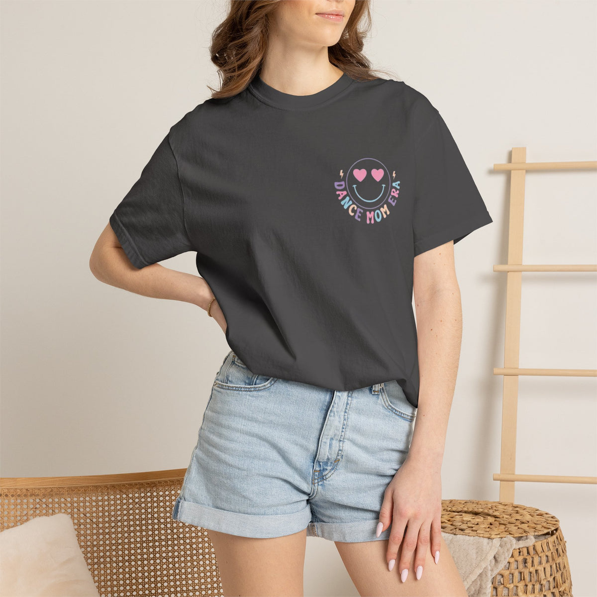 "In My Dance Mom Era" Colorful Retro Graphic Tee