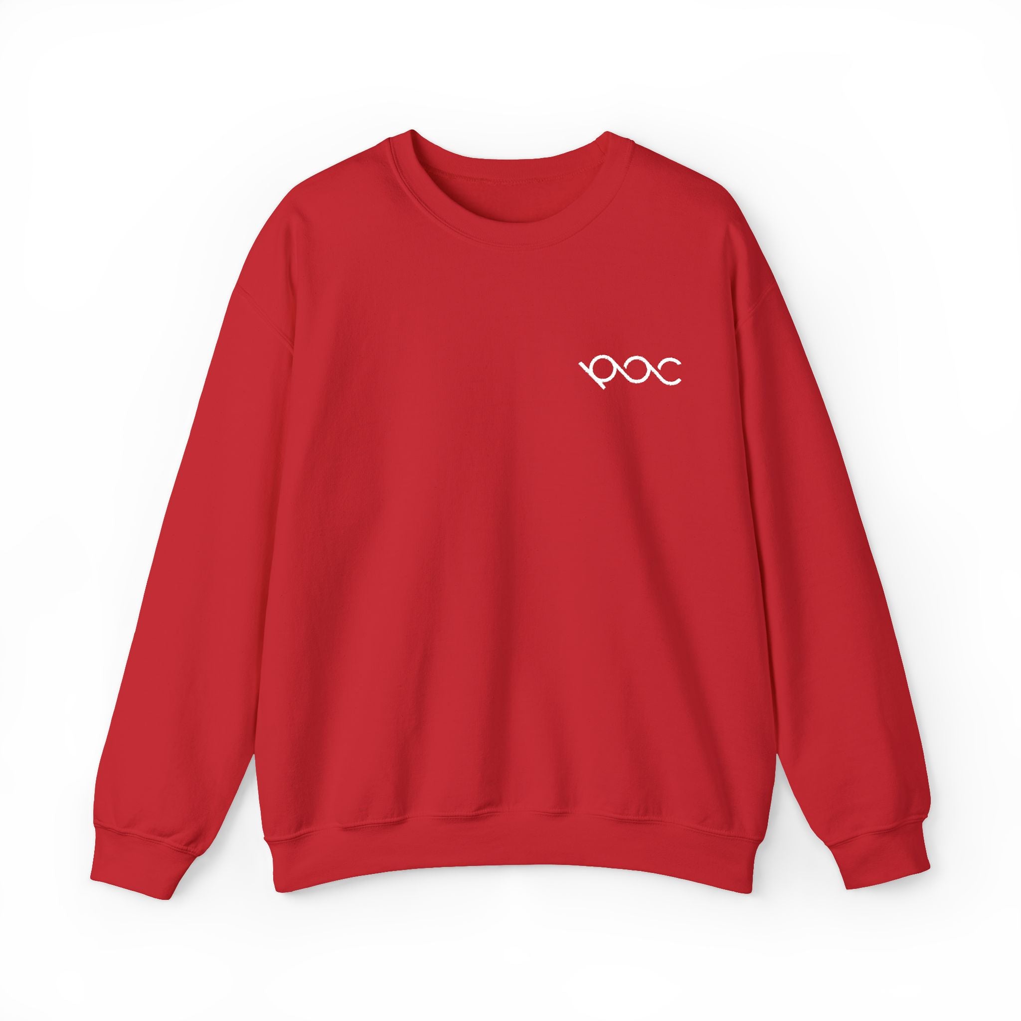 PAC White Embroidered Sweatshirt