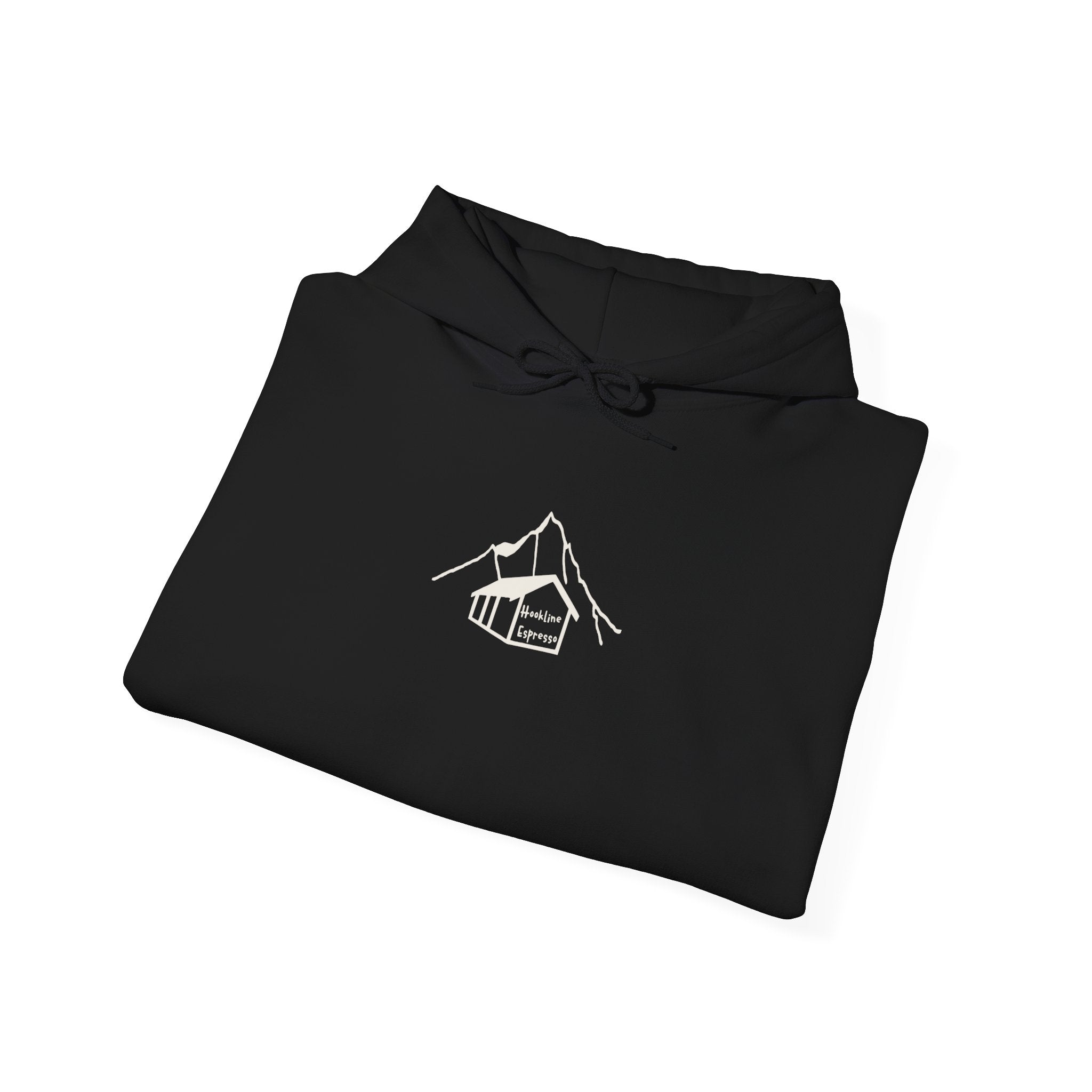 Hookline Espresso — Heavy Blend Hoodie