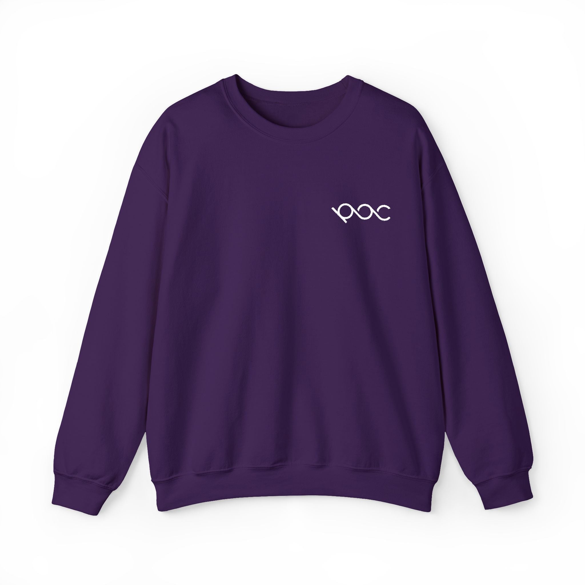 PAC White Embroidered Sweatshirt