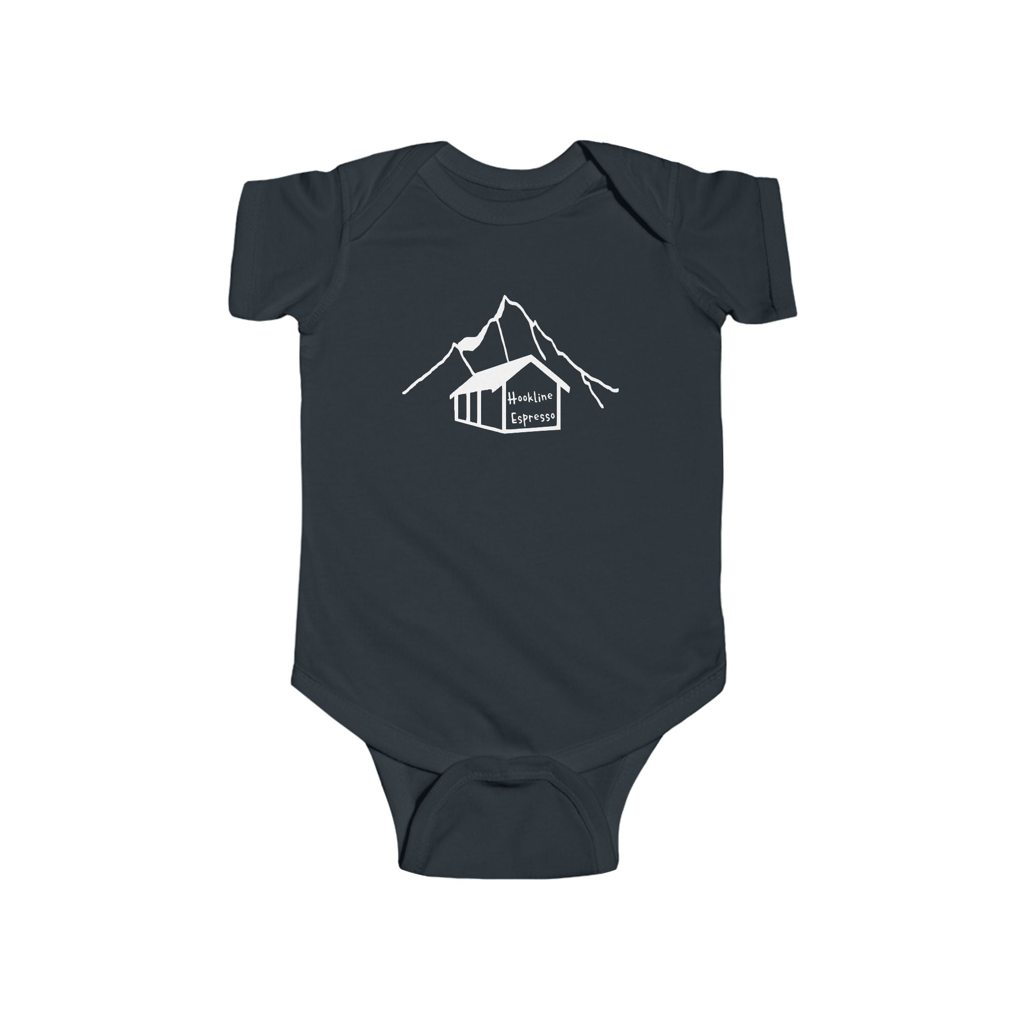 Hookline Espresso Baby Bodysuit