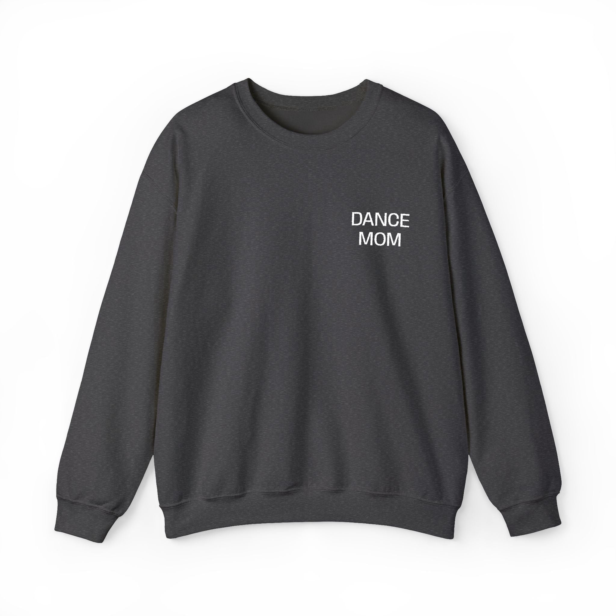 DANCE MOM White Embroidered Sweatshirt