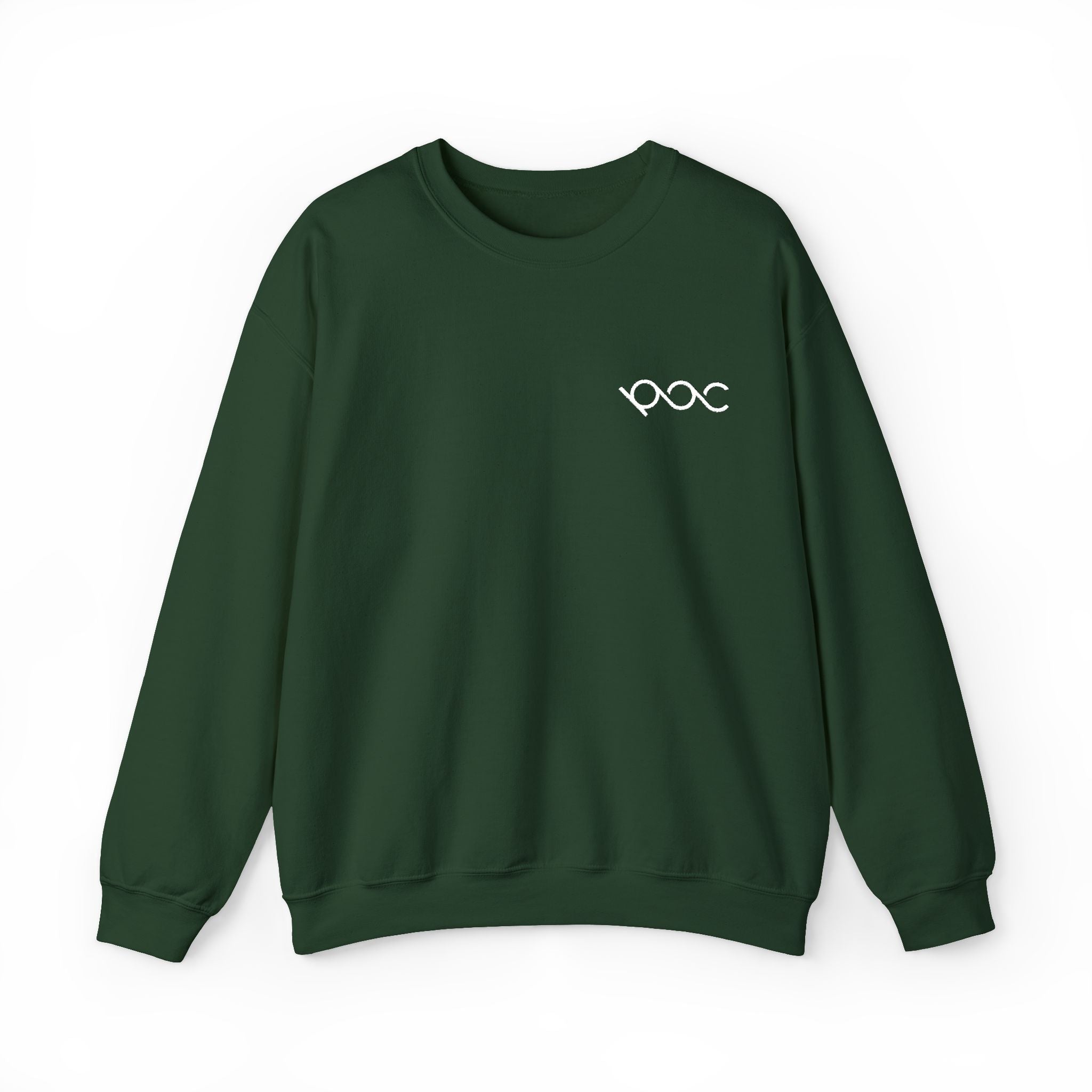 PAC White Embroidered Sweatshirt
