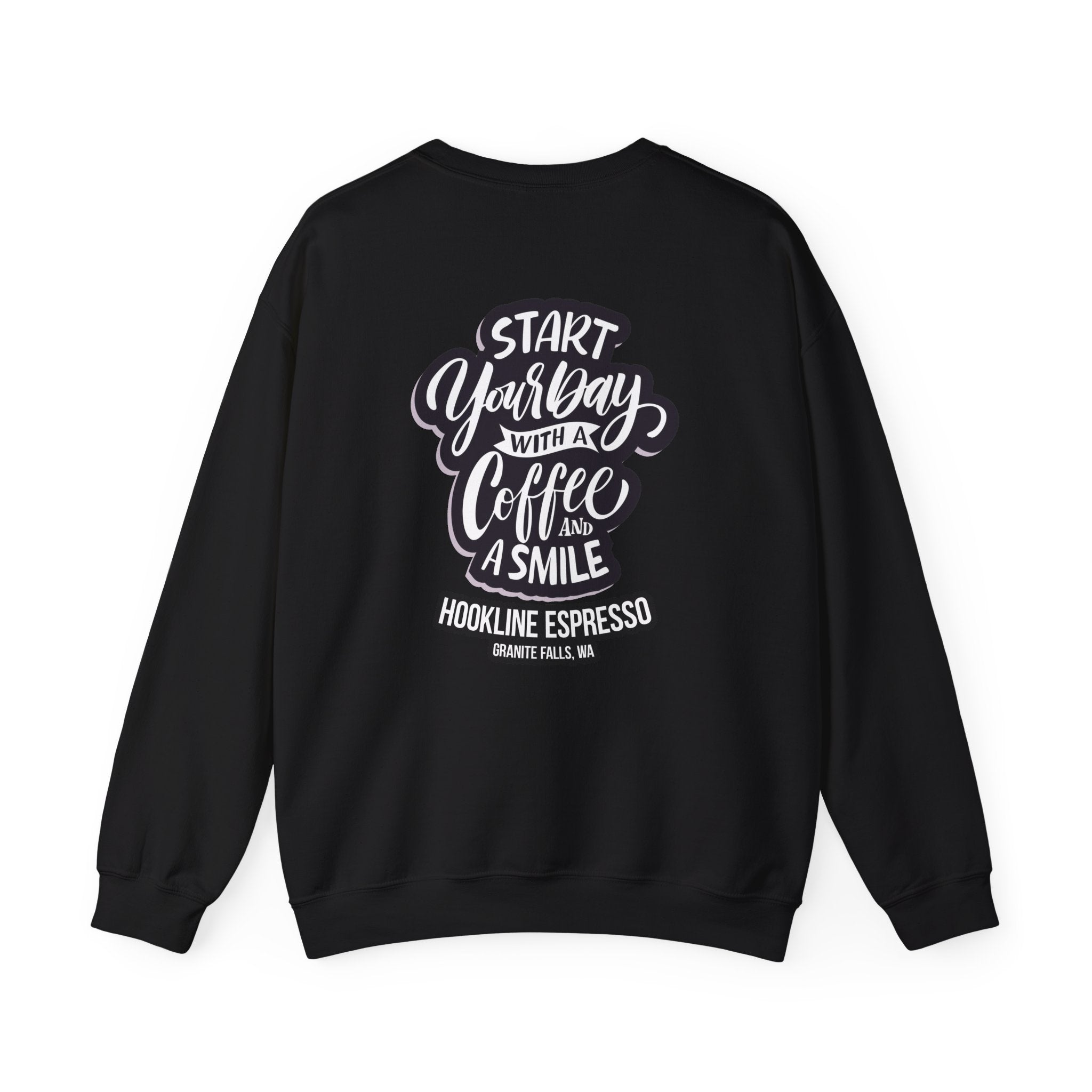 Hookline Start Your Day Unisex Heavy Blend Crewneck Sweatshirt