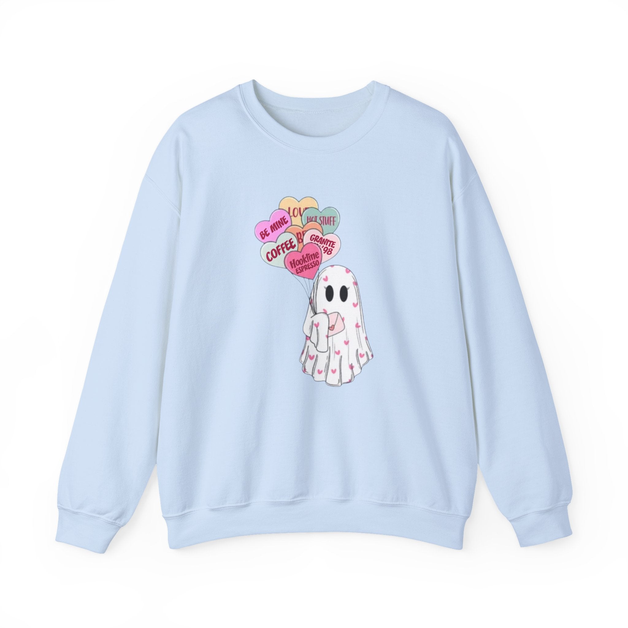 Conversation Hearts Hookline Crewneck