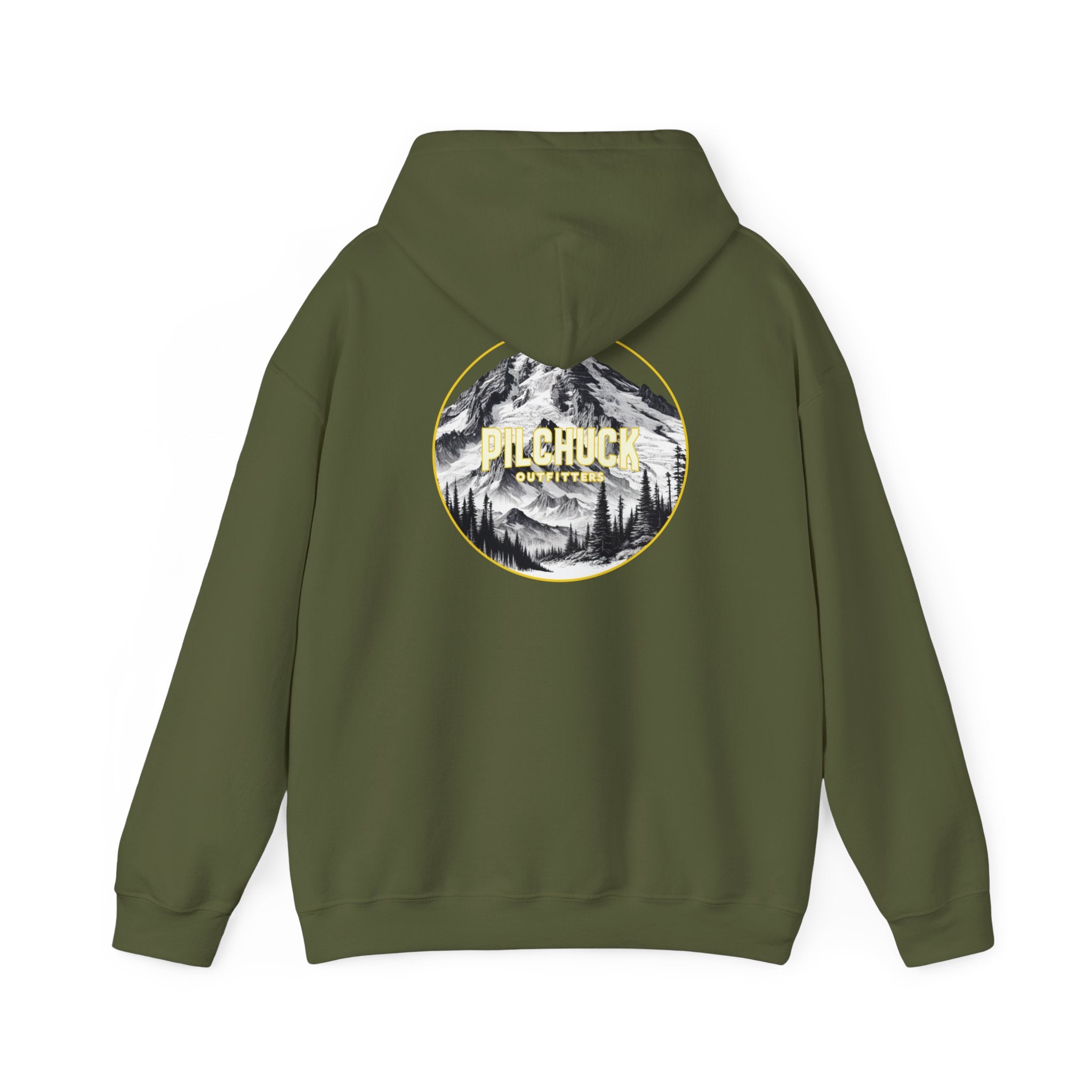 Mount Baker Circle Unisex Heavy Blend Hooded Sweatshirt