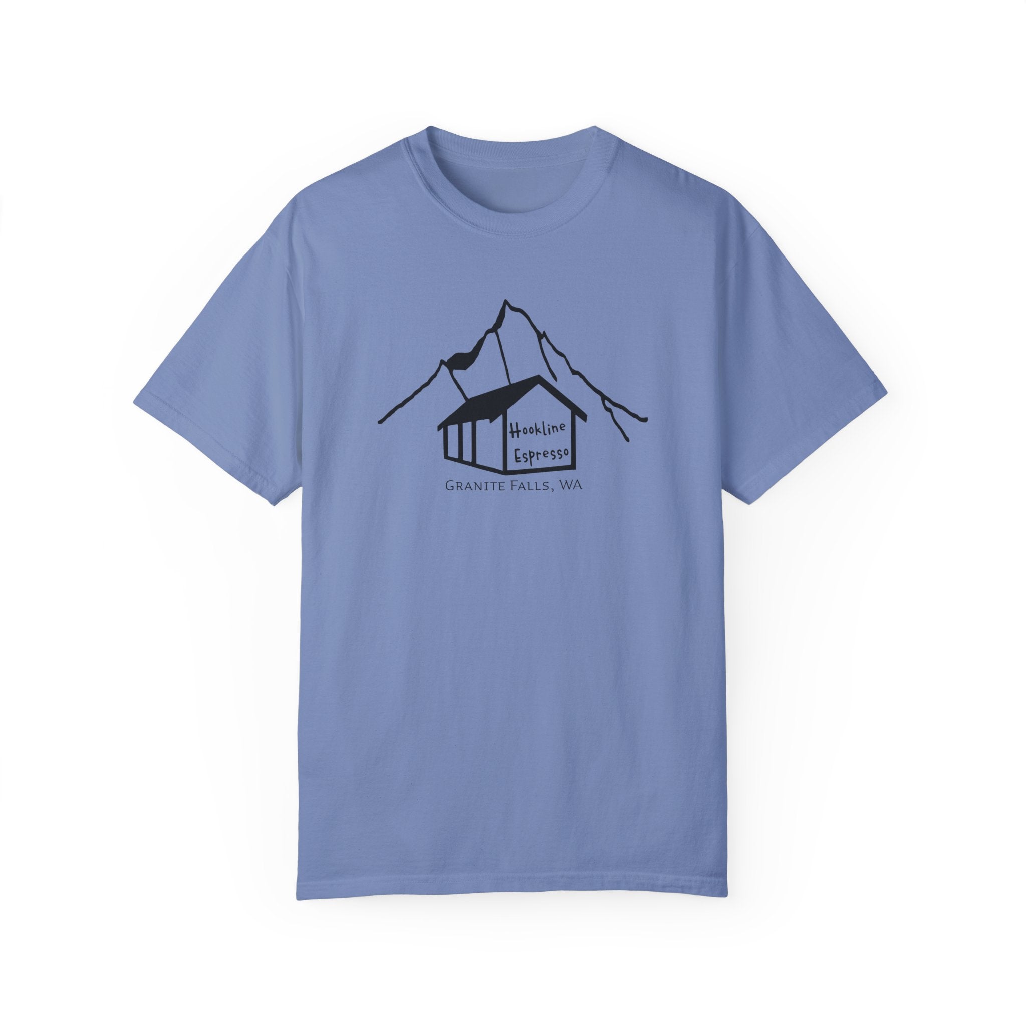 Granite Falls Mountain Espresso Unisex T-Shirt - Adventure Awaits