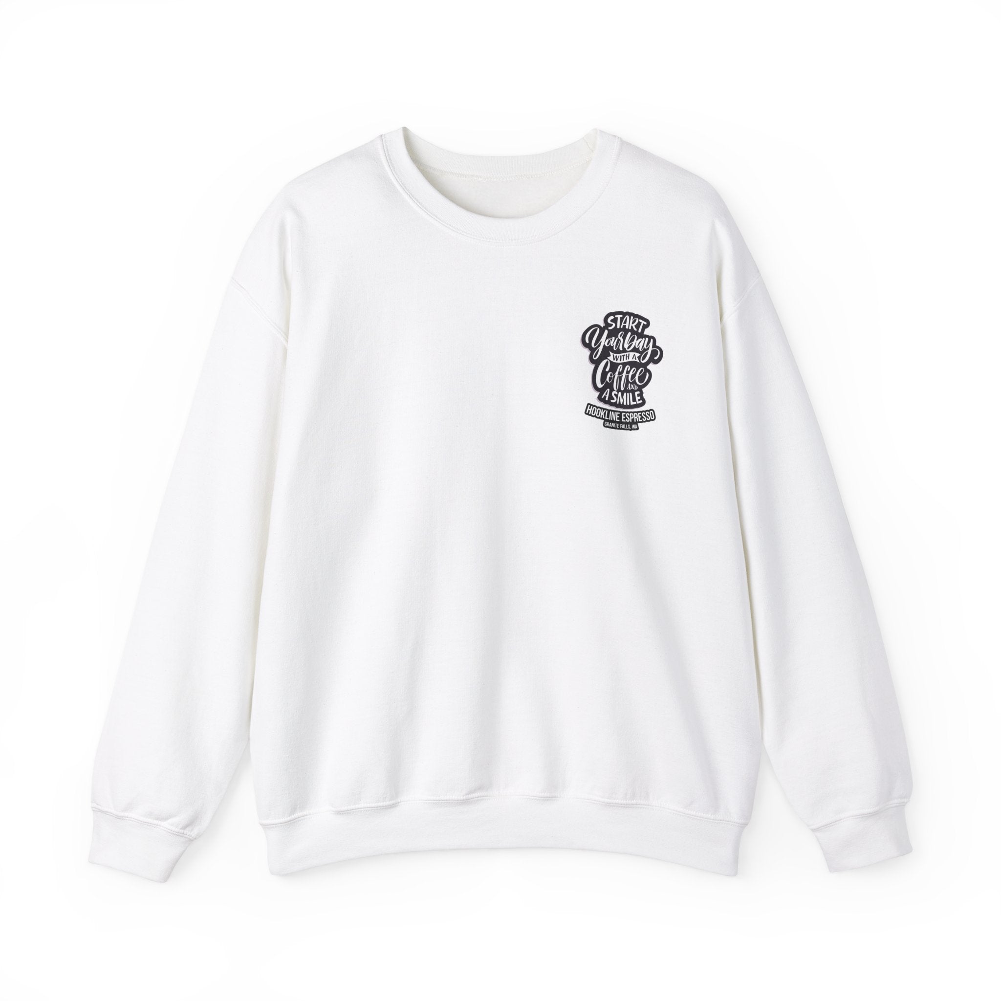 Hookline Start Your Day Unisex Heavy Blend Crewneck Sweatshirt