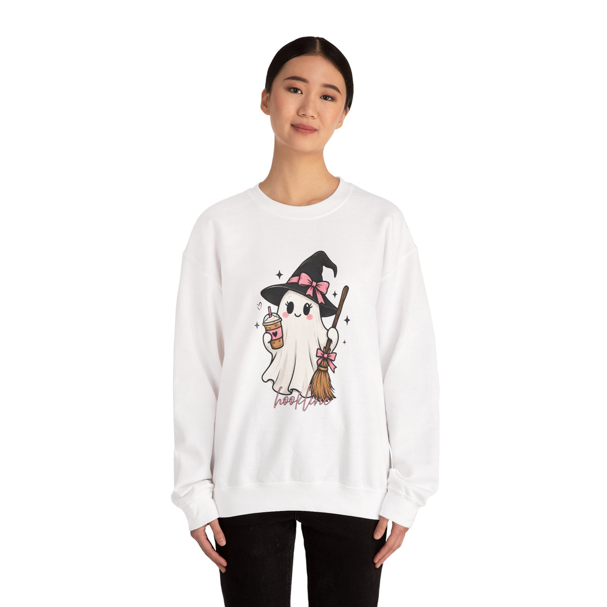 Cute Witch Ghost Sweatshirt – Hookline