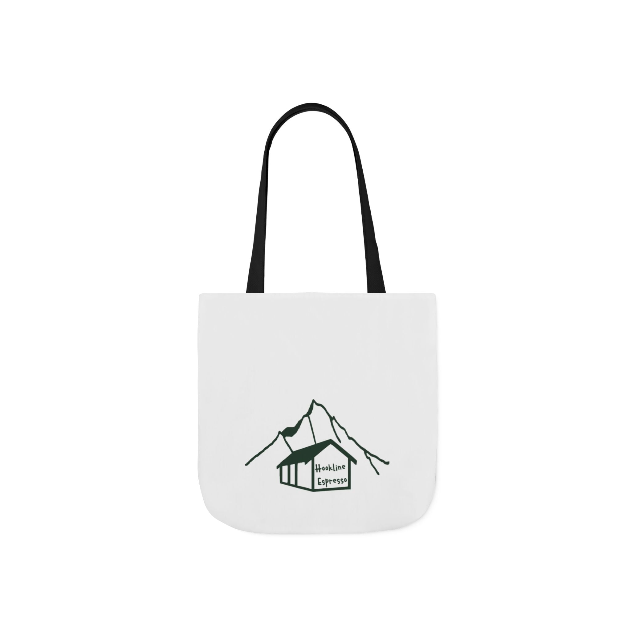 Hookline Espresso — Canvas Tote