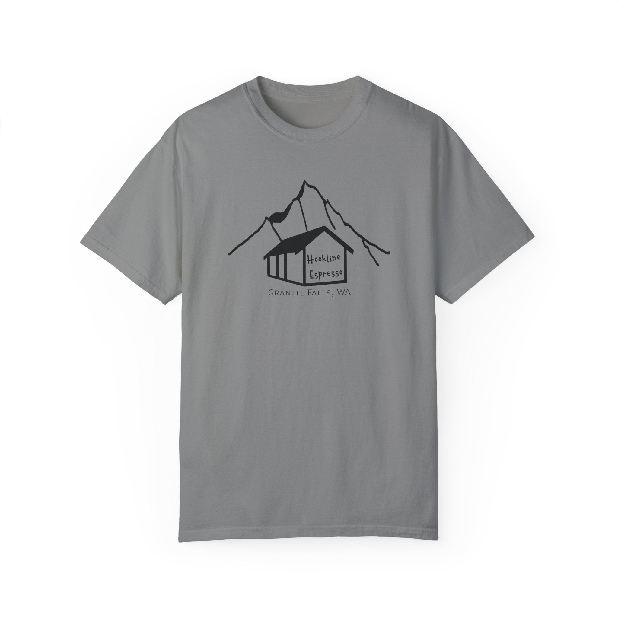 Granite Falls Mountain Espresso Unisex T-Shirt - Adventure Awaits