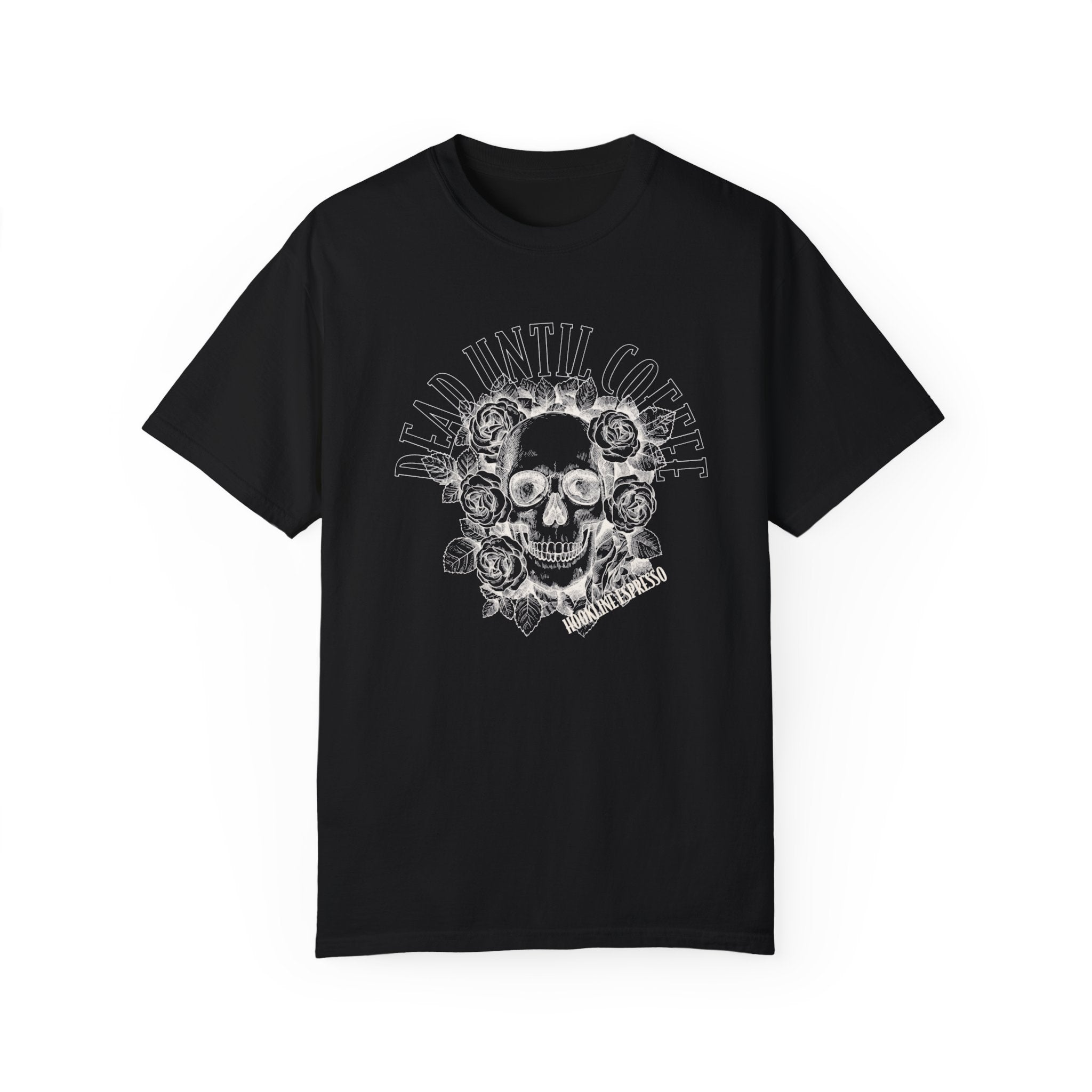 Black Dead Until Coffee T-shirt