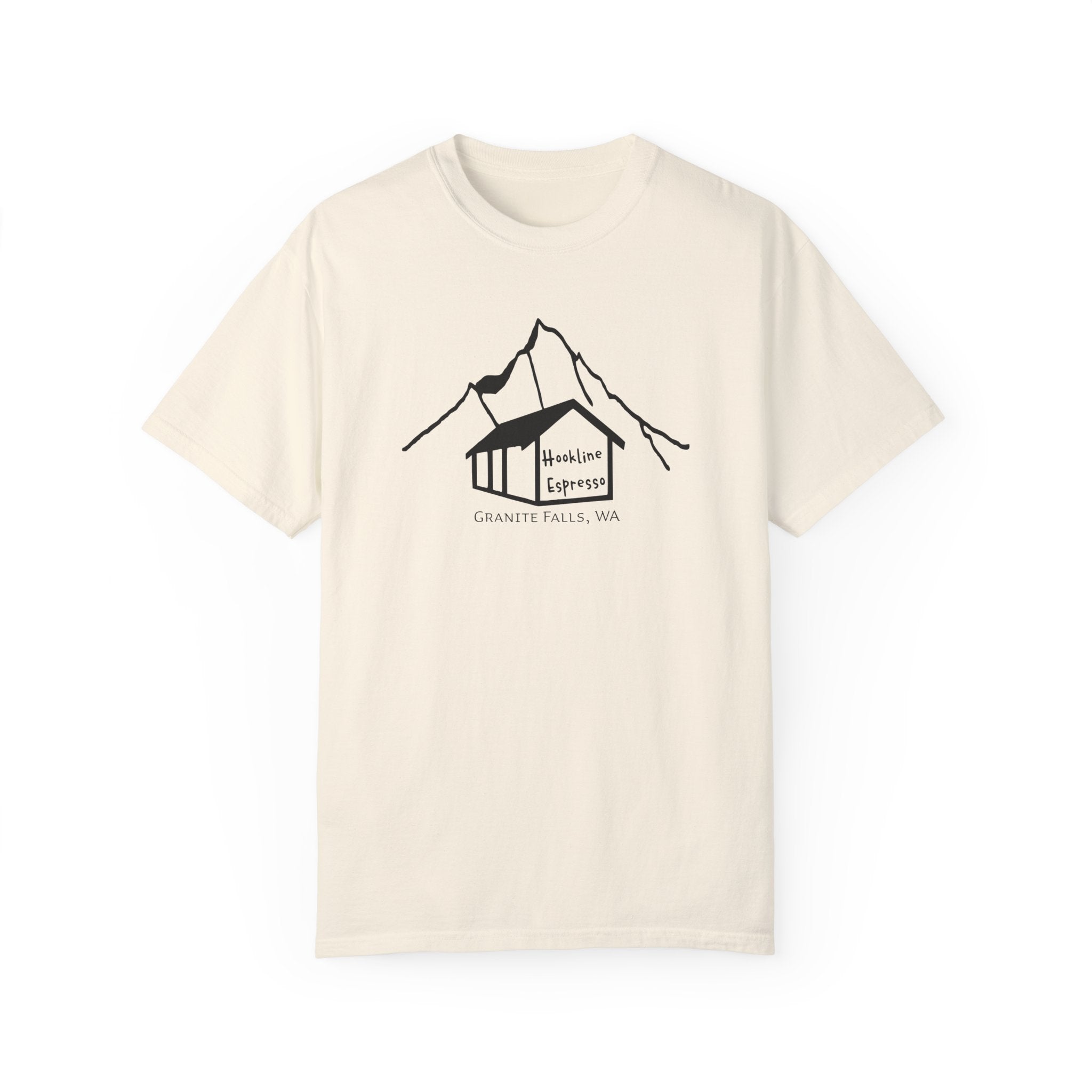 Granite Falls Mountain Espresso Unisex T-Shirt - Adventure Awaits
