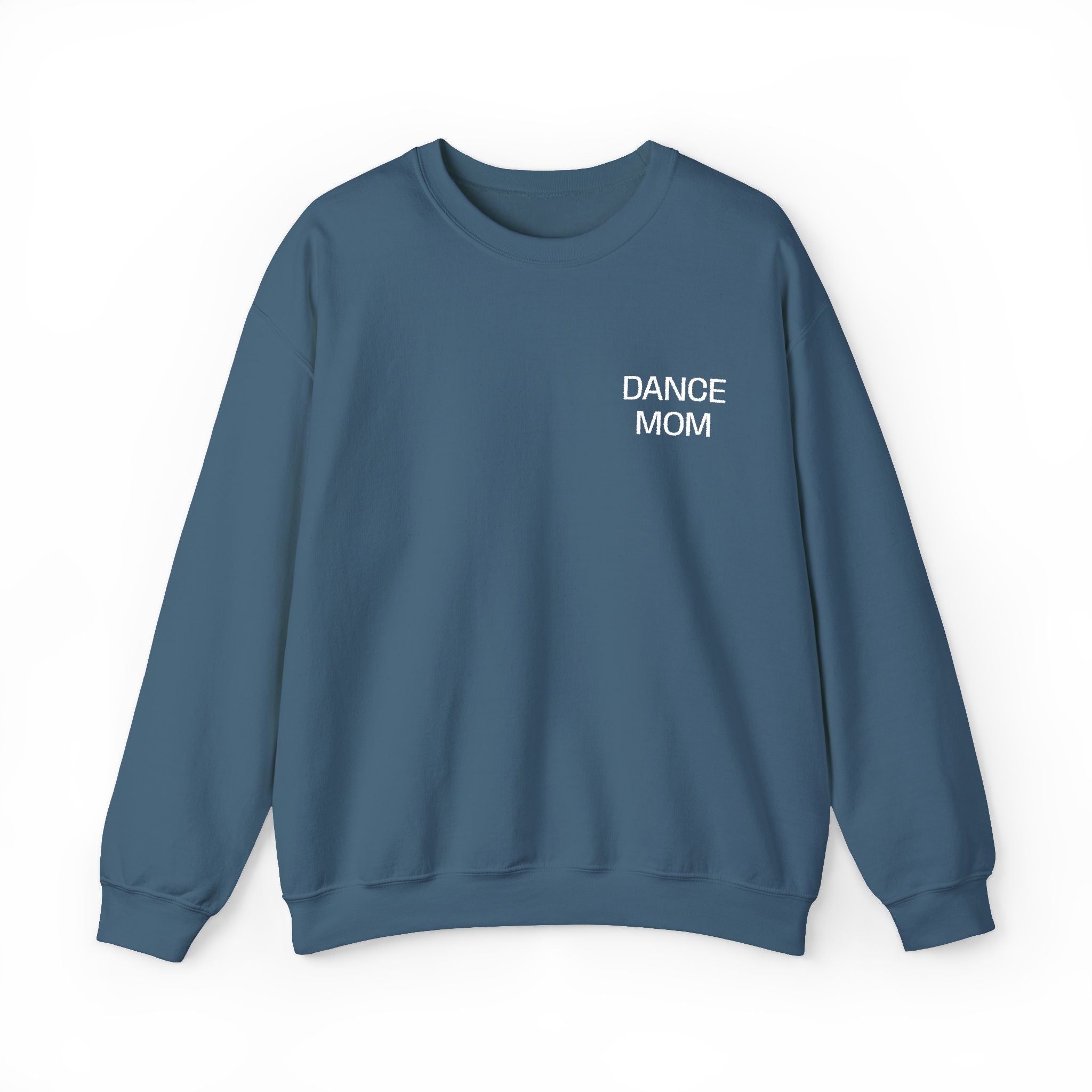DANCE MOM White Embroidered Sweatshirt