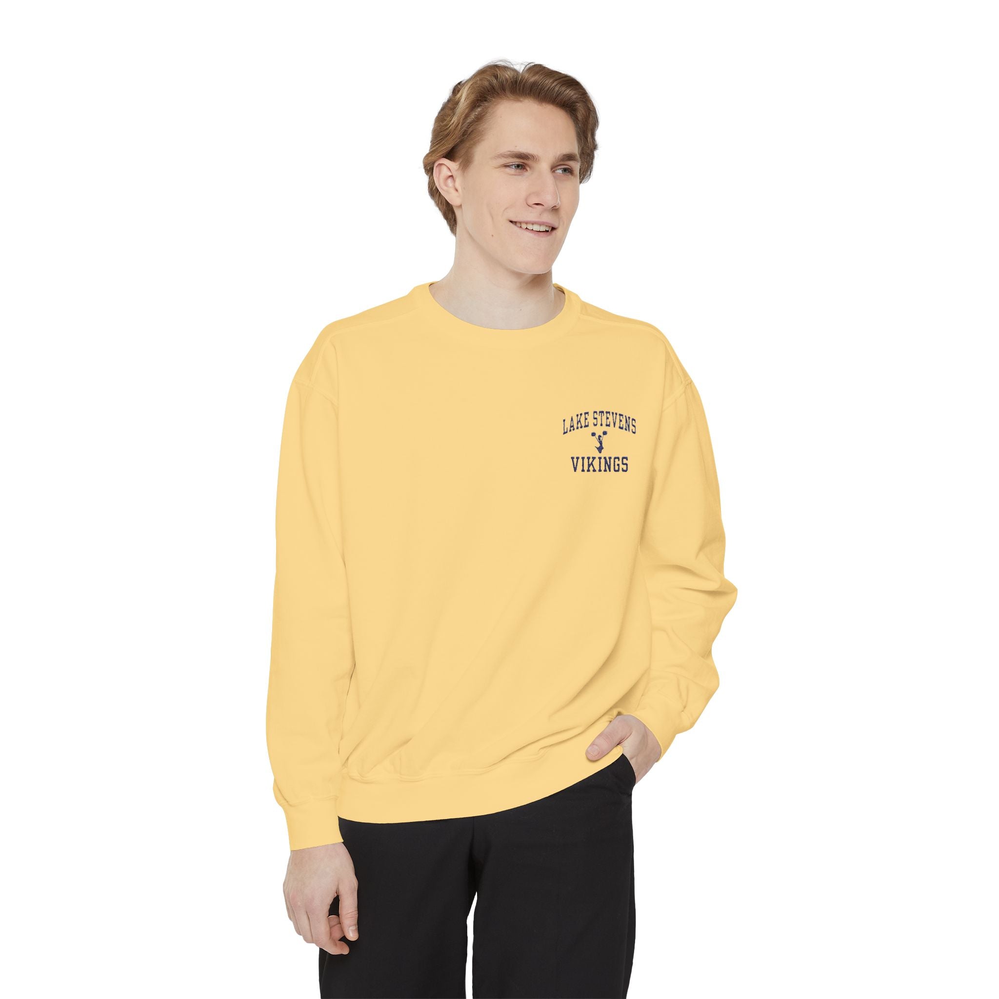 Lake Stevens Vikings Cheer Embroidered Sweatshirt