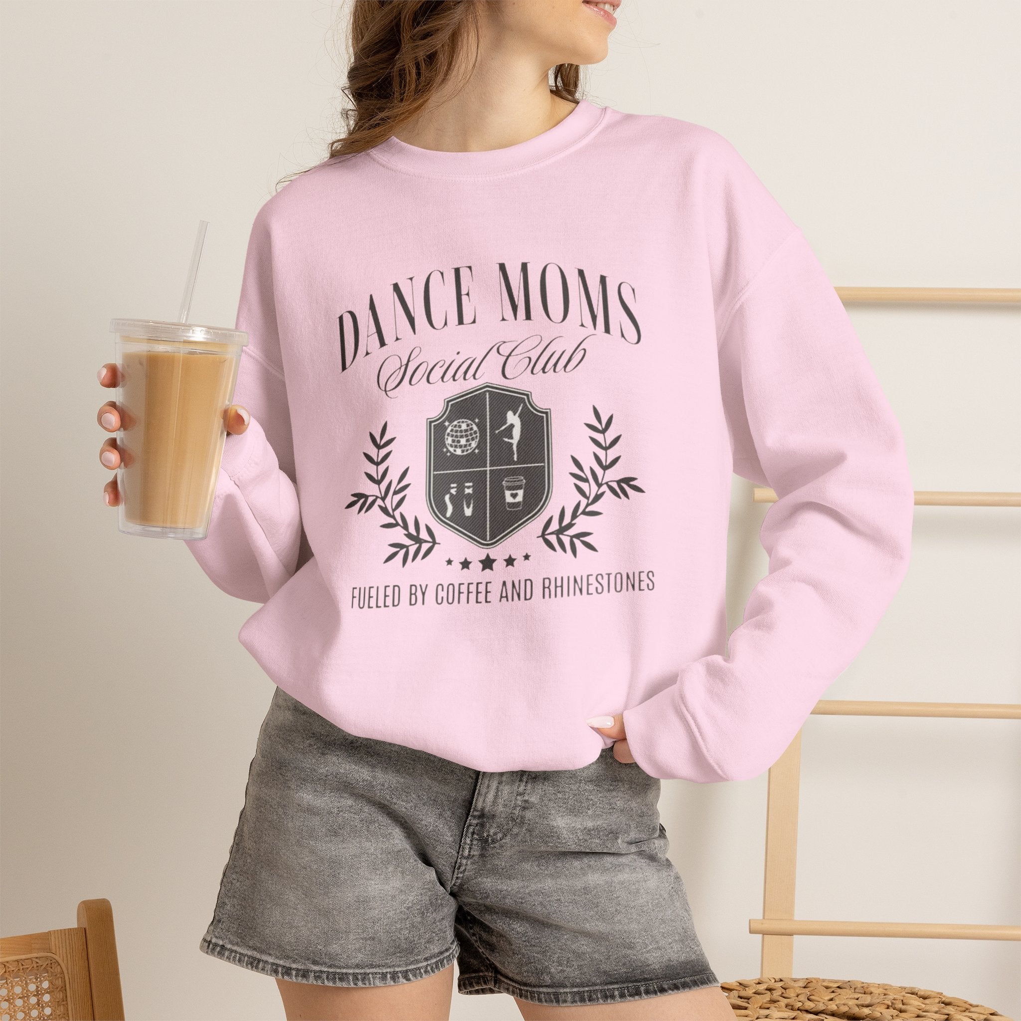 Dance Moms Crewneck Sweatshirt — "Dance Moms Social Club" Cozy Pullover for Dance Parents