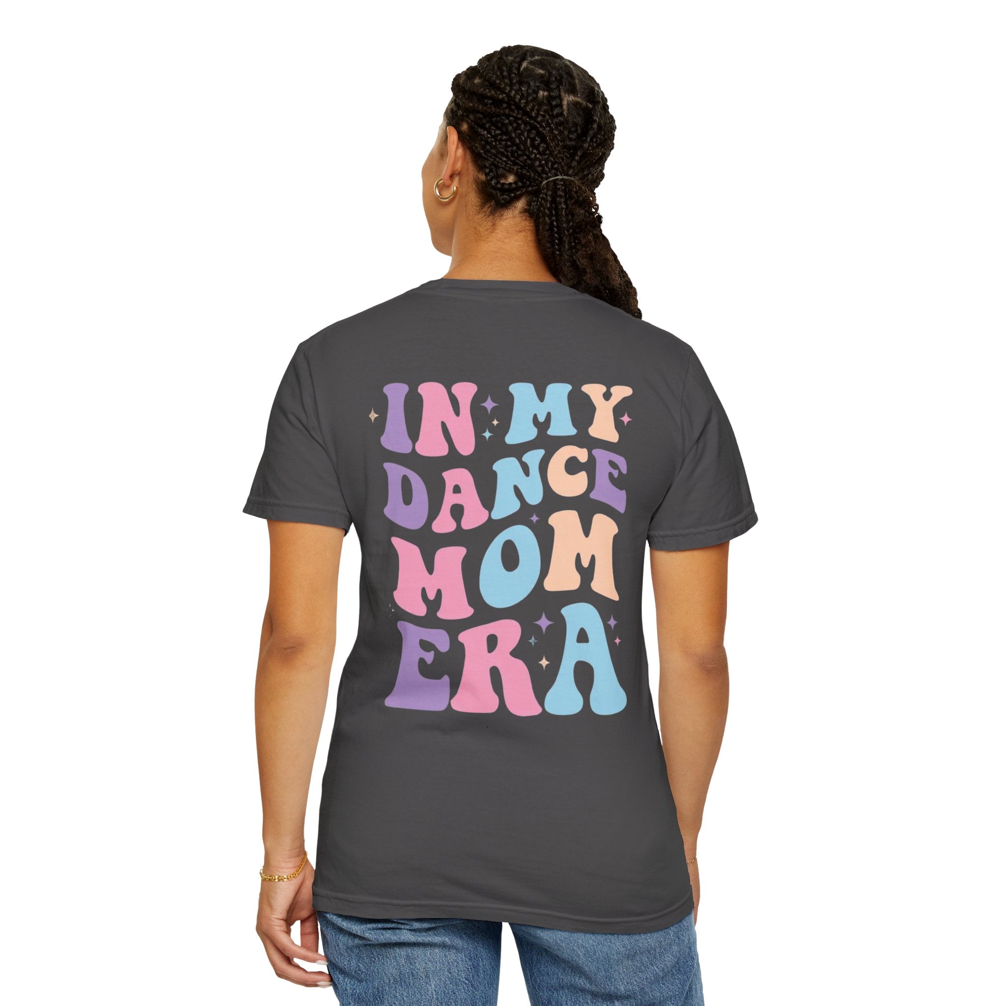 "In My Dance Mom Era" Colorful Retro Graphic Tee