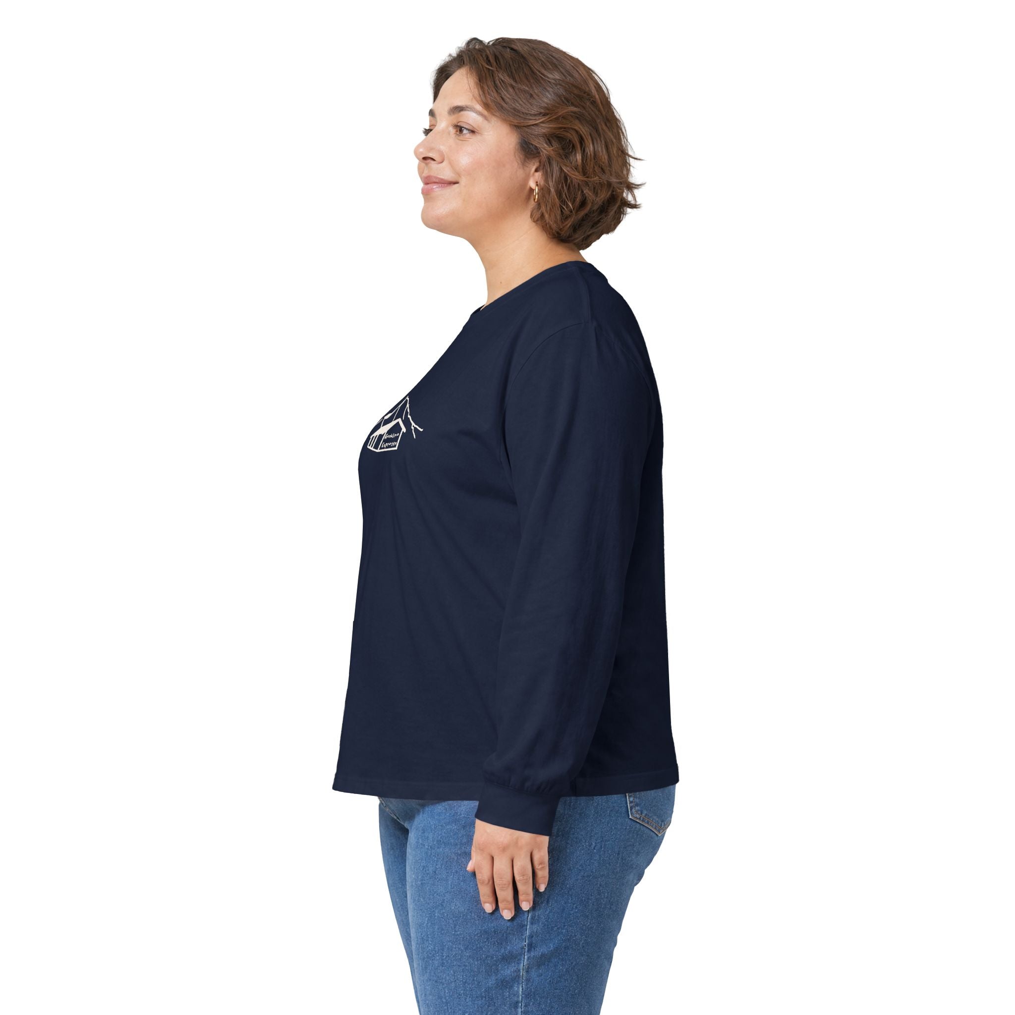 Hookline Espresso — Long Sleeve Tee