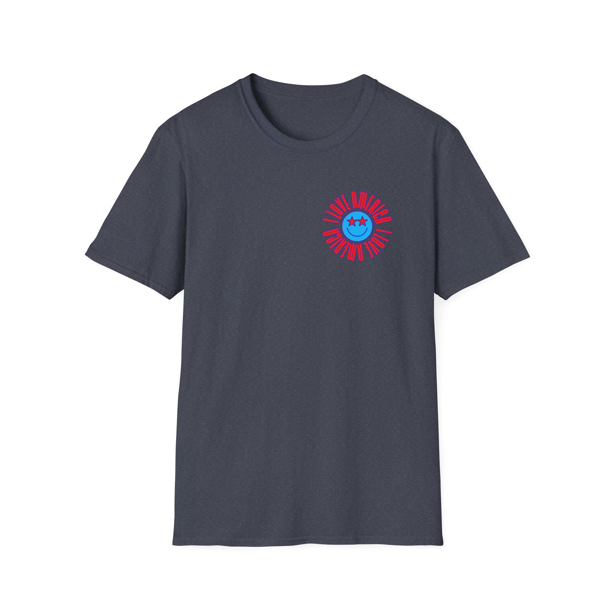 I Love America Smiley Face T-Shirt
