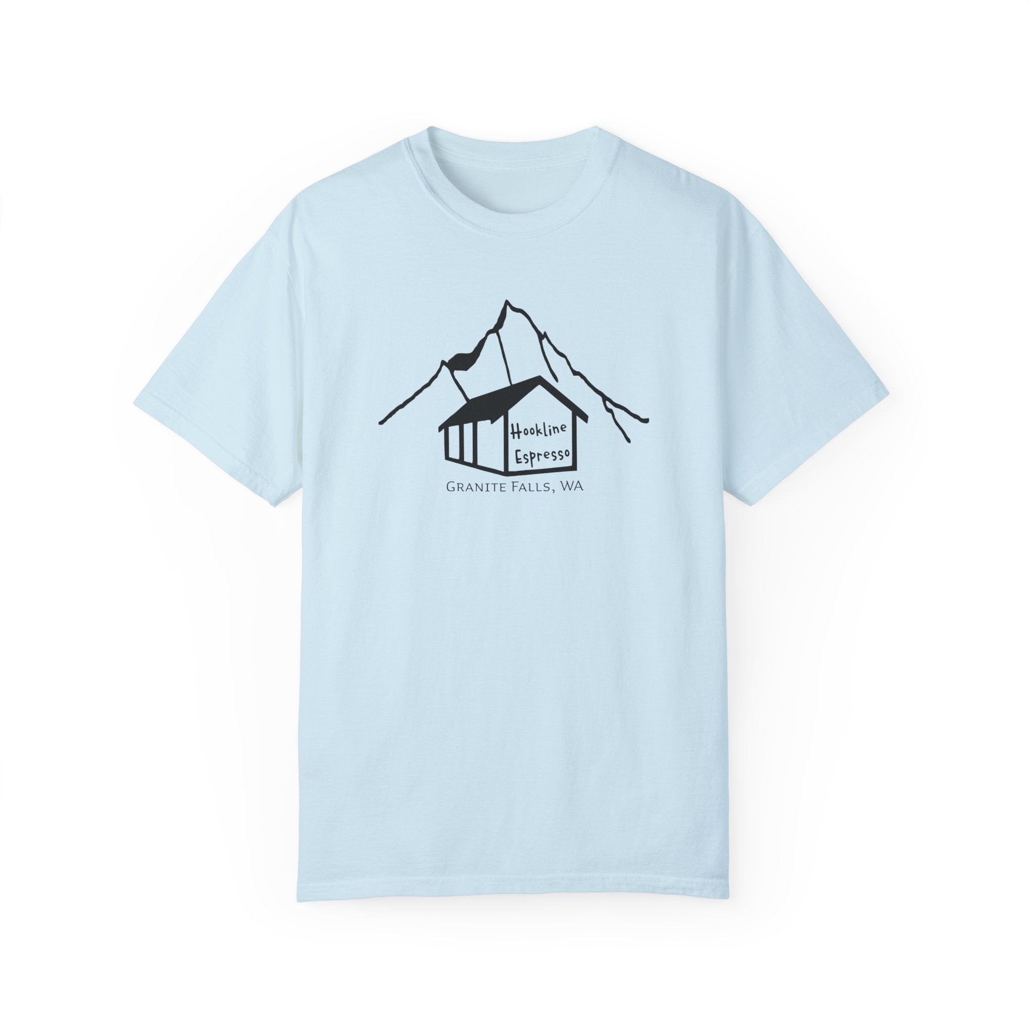 Granite Falls Mountain Espresso Unisex T-Shirt - Adventure Awaits