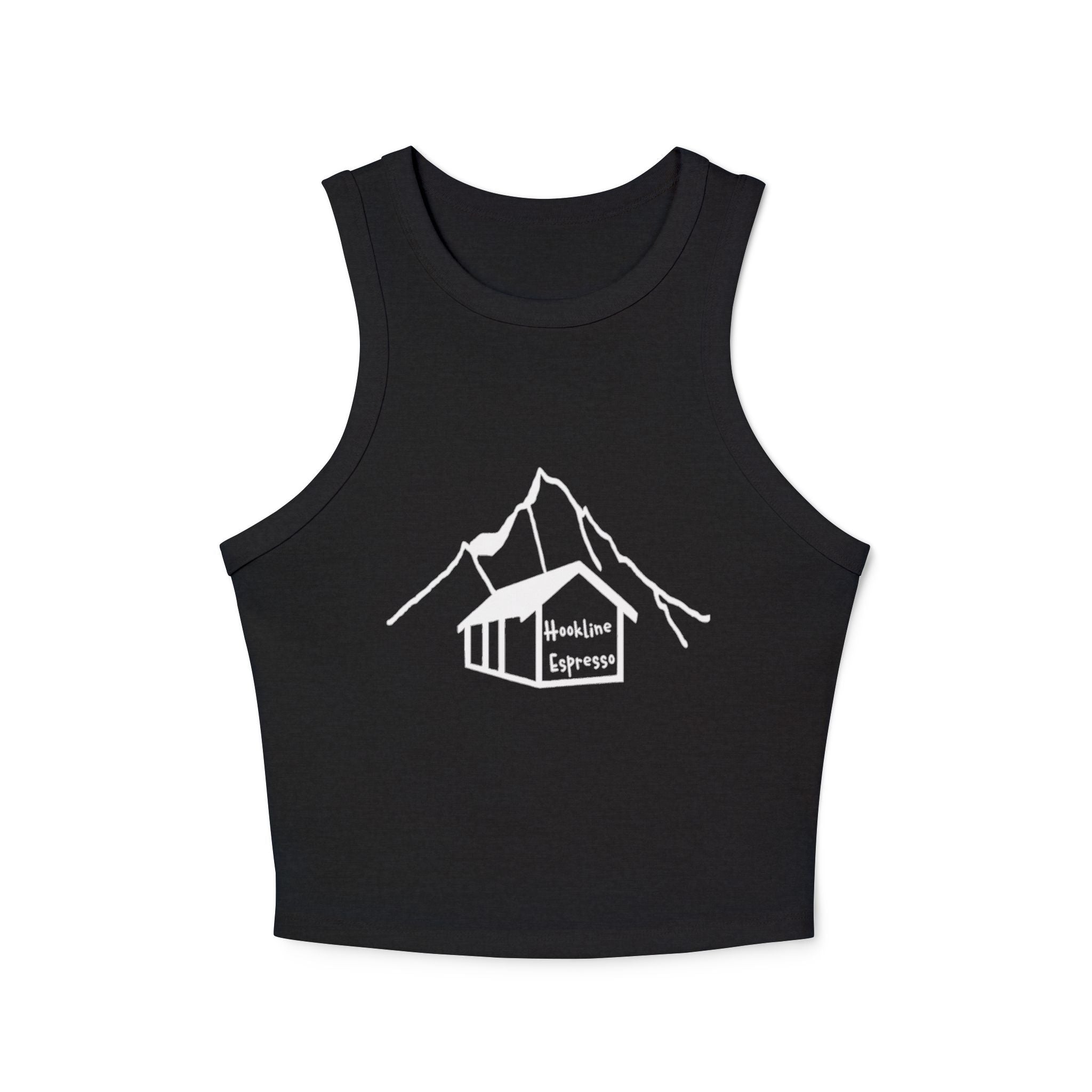 Hookline Espresso Racer Tank Top for Women