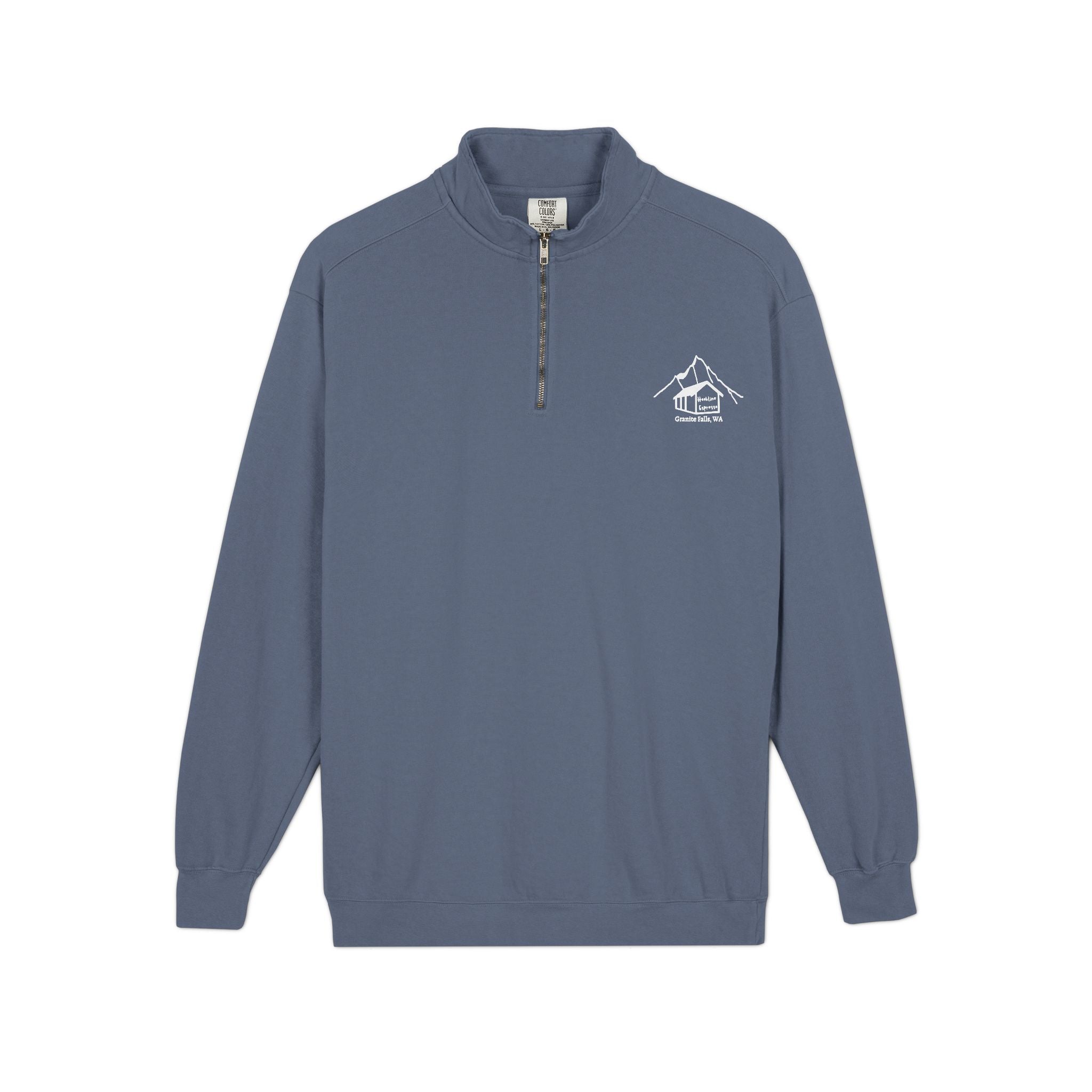 Quarter-Zip Sweatshirt — Hookline Espresso