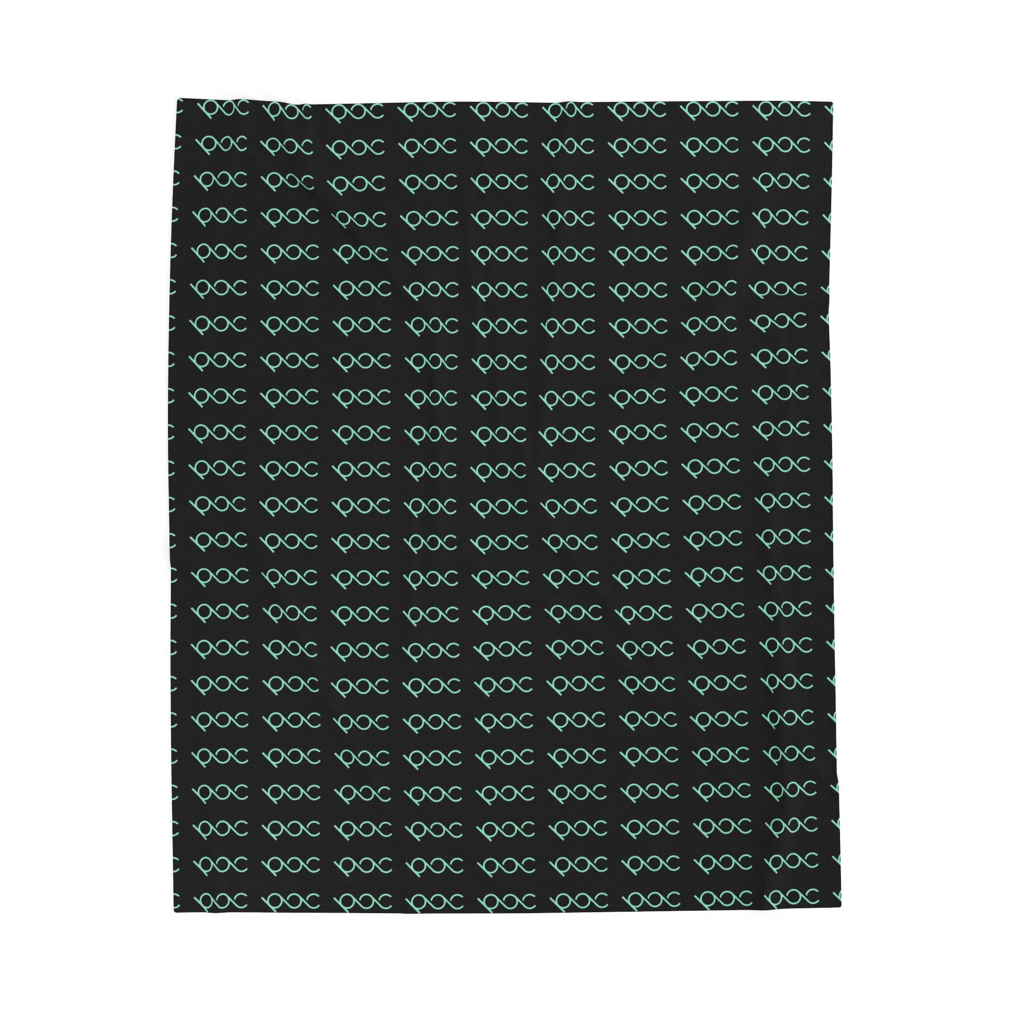 Velveteen Plush Blanket — Teal PAC Cozy Throw