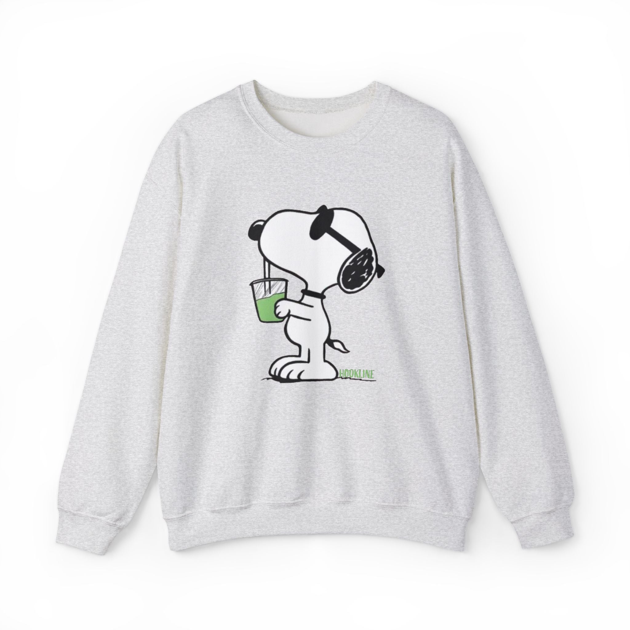 Retro Snoopy Sipping Matcha Crewneck