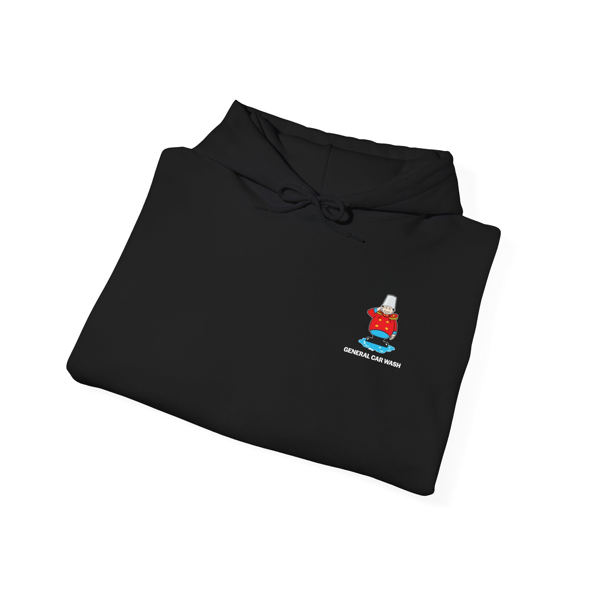 Carwash Crew Hoodie — "Everett's Original We Pump Your Gas" Logo Hooded Sweatshirt