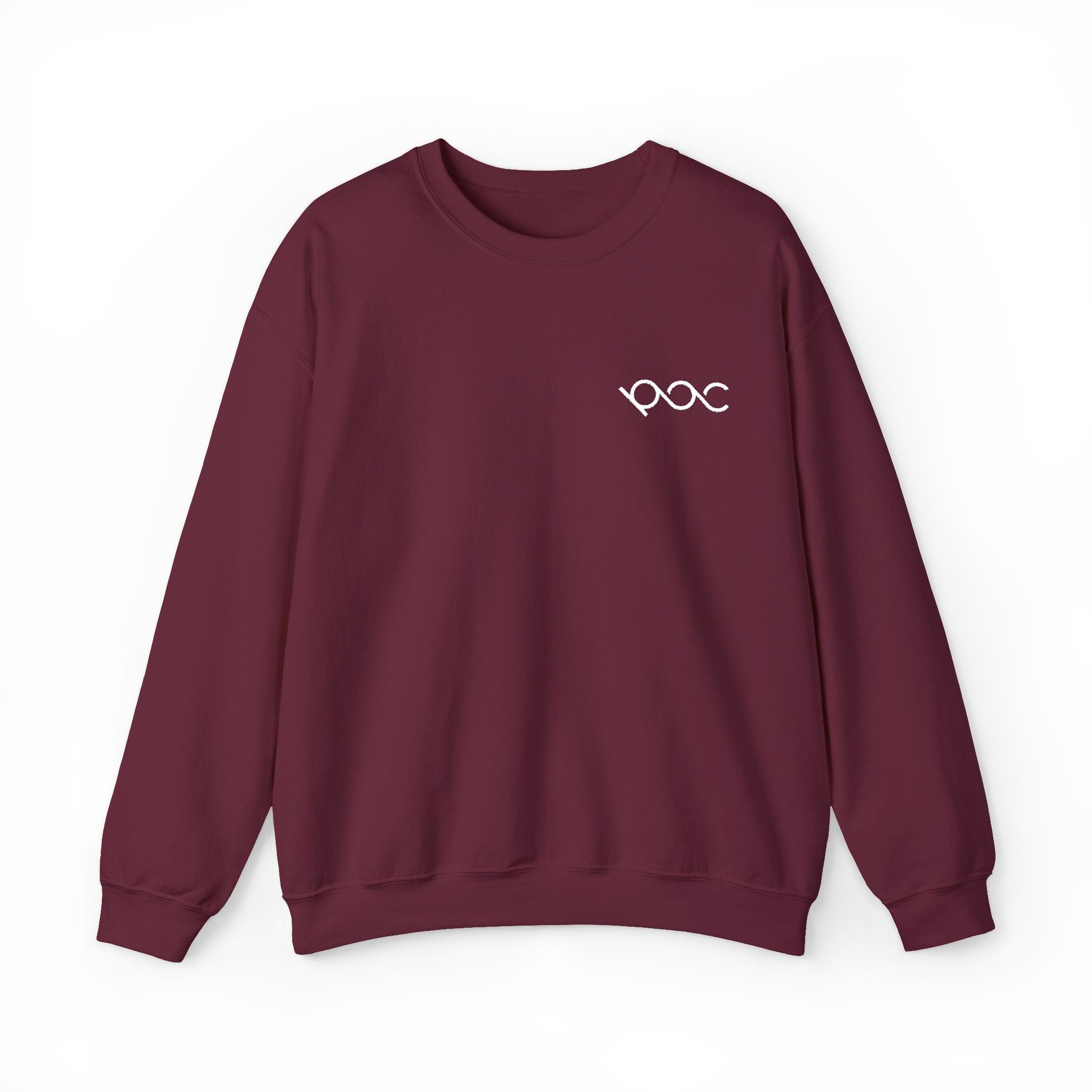 PAC White Embroidered Sweatshirt