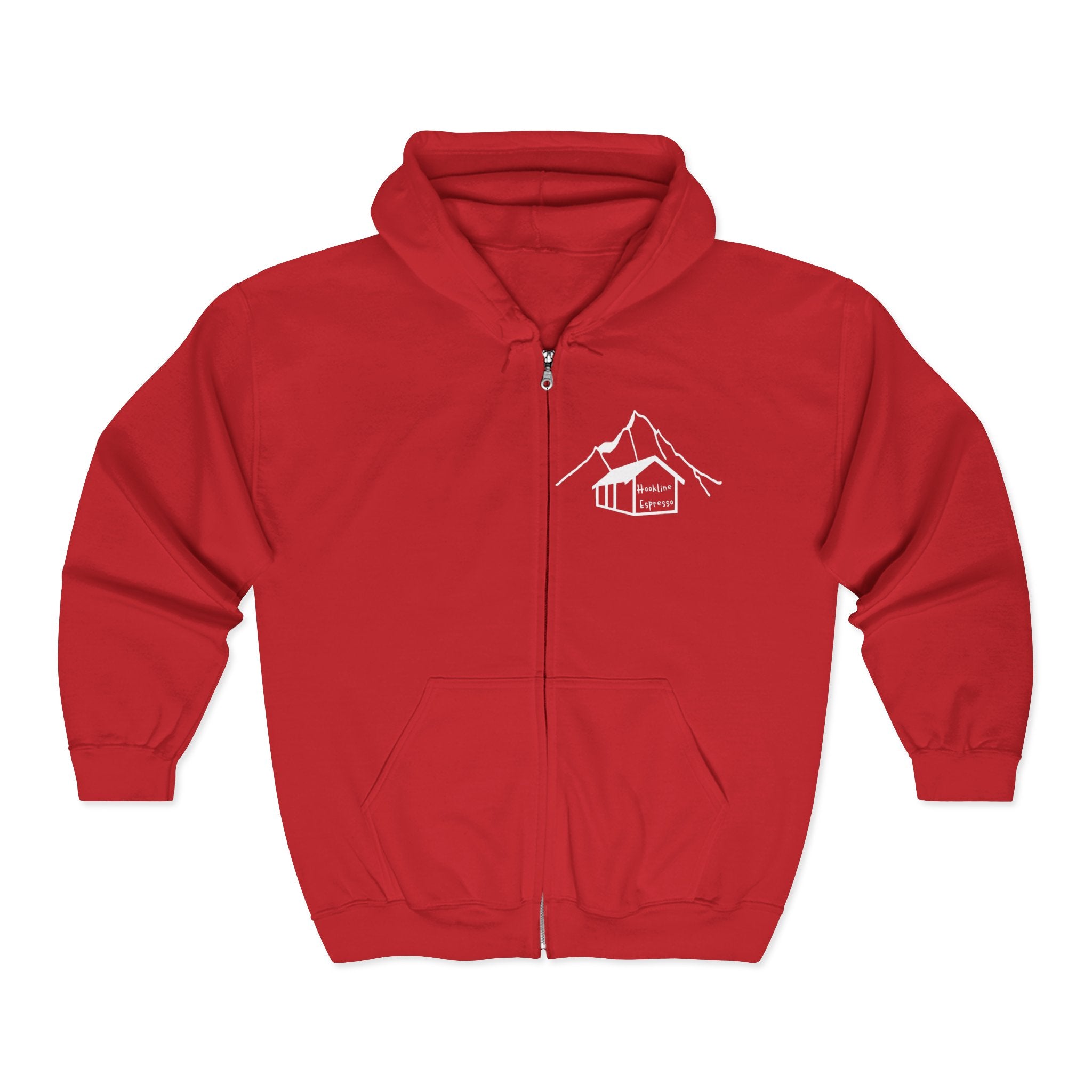 Hookline Espresso Classic Logo Zipup