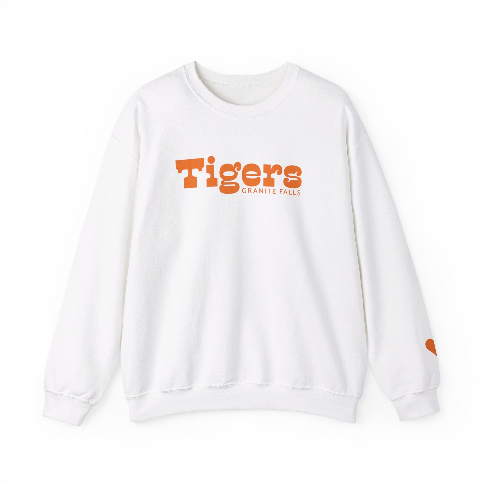 Granite Falls Tigers with Heart Sweatshirt